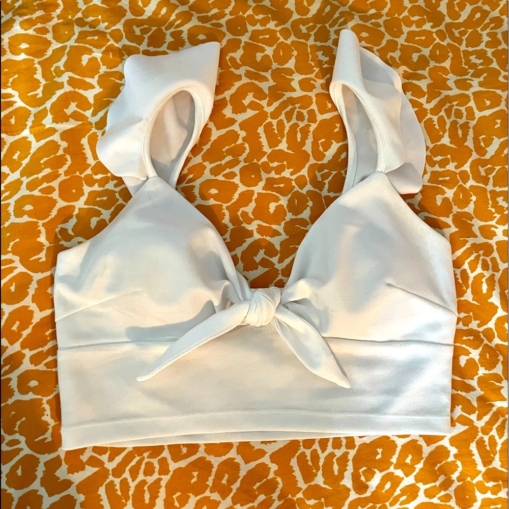 White Crop Top
